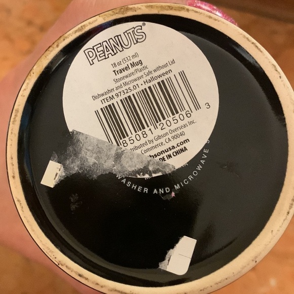 Peanuts Charlie Brown Frankenstein Halloween Travel Coffee Tall Mug with Lid NEW - Picture 3 of 4